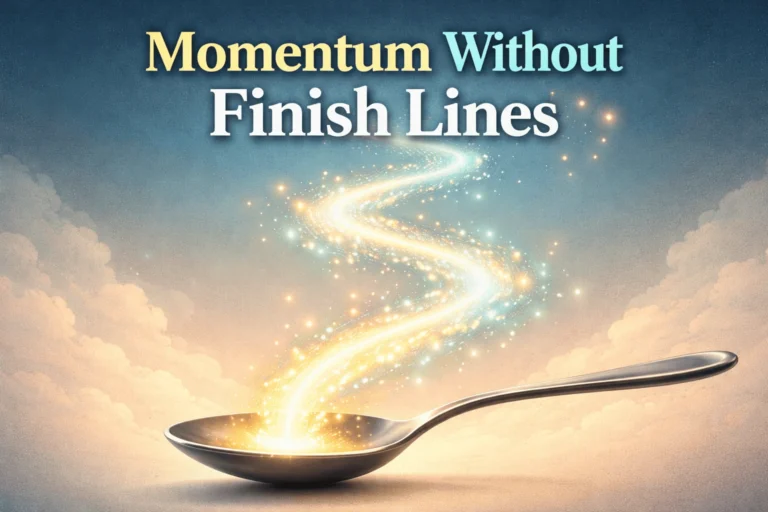 momentum without finish lines through curiosity and evolution